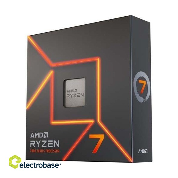 CPU|AMD|Desktop|Ryzen 7|R7-7700X|4500 MHz|Cores 8|32MB|Socket SAM5|105 Watts|GPU Radeon|BOX|100-100000591WOF фото 2