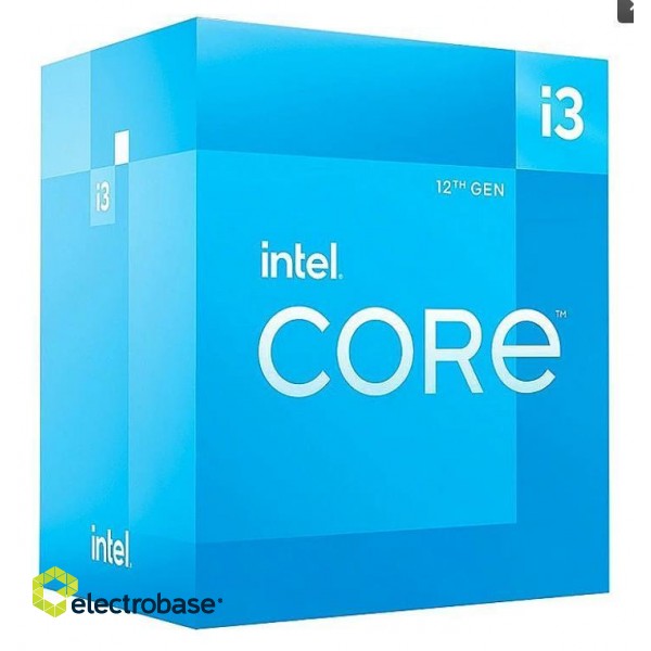 CPU|INTEL|Desktop|Core i3|i3-12100F|Alder Lake|3300 MHz|Cores 4|12MB|Socket LGA1700|58 Watts|BOX|BX8071512100FSRL63