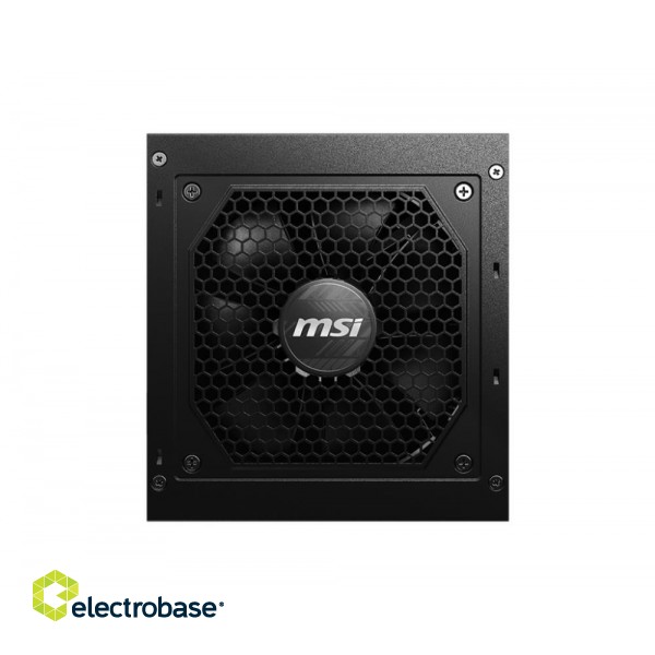 Power Supply|MSI|650 Watts|Efficiency 80 PLUS GOLD|PFC Active|MTBF 1500000 hours|MAGA650GL image 2