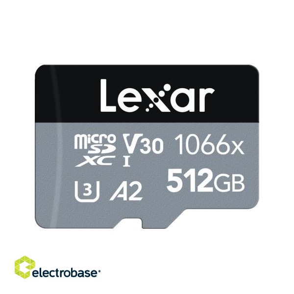 MEMORY MICRO SDXC 512GB UHS-I/W/A LMS1066512G-BNANG LEXAR фото 2