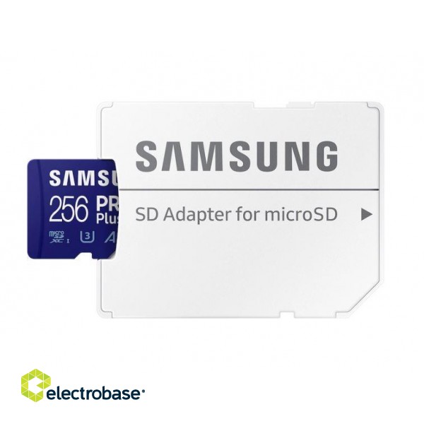 MEMORY MICRO SDXC PRO+ 256GB/W/ADAPT. MB-MD256SA/EU SAMSUNG фото 1