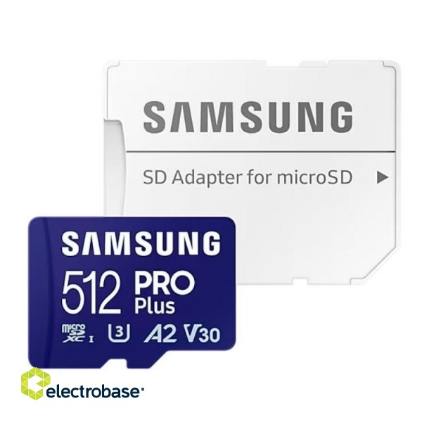 MEMORY MICRO SDXC PRO+ 512GB/W/ADAPT MB-MD512SA/EU SAMSUNG image 1