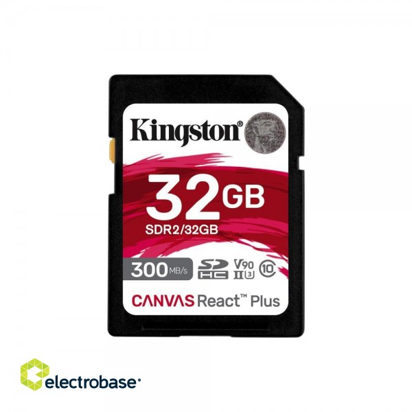 MEMORY SDHC 32GB C10/SDR2/32GB KINGSTON image 1