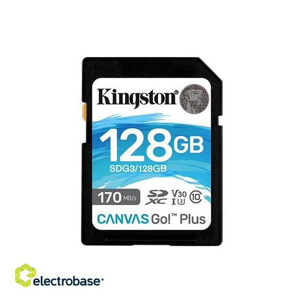 MEMORY SDXC 128GB UHS-I/SDG3/128GB KINGSTON image 1