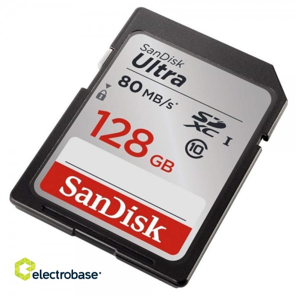 MEMORY SDXC 128GB UHS-I/SDSDUNB-128G-GN6IN SANDISK paveikslėlis 2