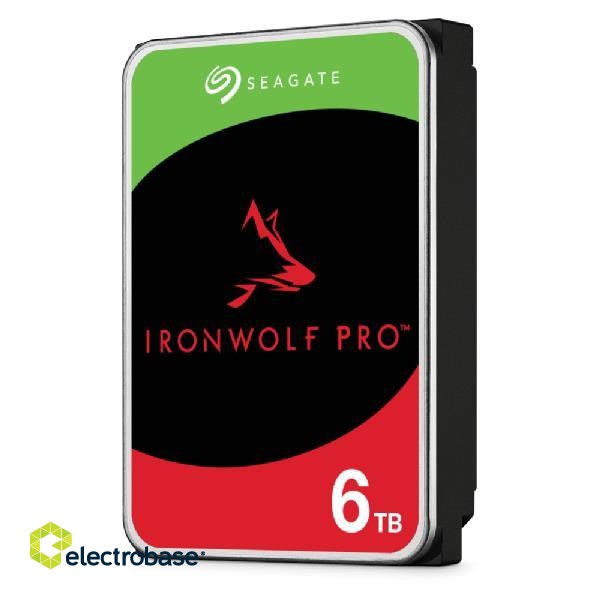 HDD|SEAGATE|IronWolf Pro|6TB|SATA|256 MB|7200 rpm|3,5"|ST6000NT001 image 1