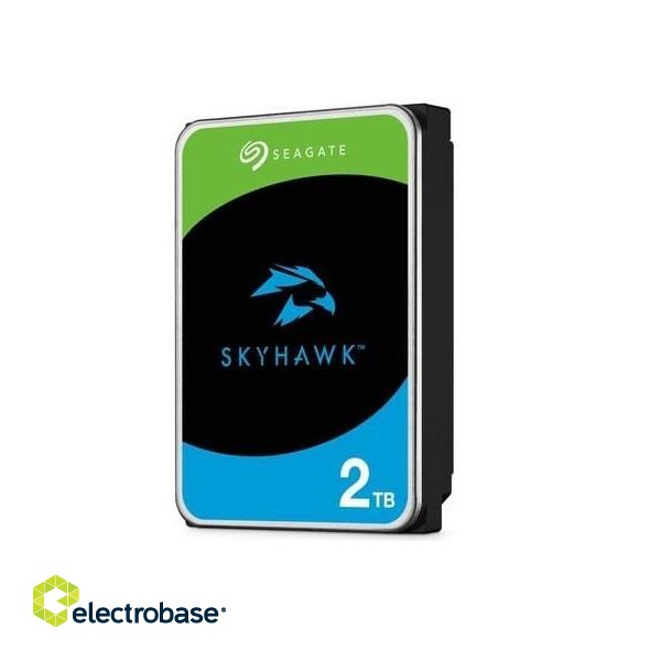 HDD|SEAGATE|SkyHawk|2TB|SATA|256 MB|5400 rpm|Discs/Heads 1/2|3,5"|ST2000VX017