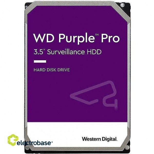 HDD|WESTERN DIGITAL|Purple|12TB|256 MB|7200 rpm|3,5"|WD121PURP