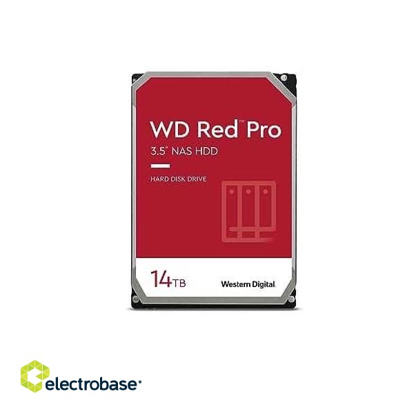 HDD|WESTERN DIGITAL|Red Pro|14TB|SATA|512 MB|7200 rpm|3,5"|WD142KFGX