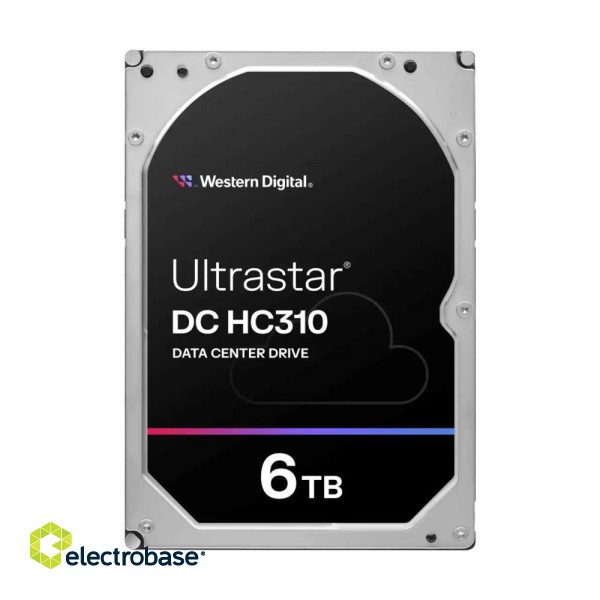 HDD|WESTERN DIGITAL ULTRASTAR|Ultrastar DC HC310|HUS726T6TALE6L4|6TB|SATA 3.0|256 MB|7200 rpm|3,5"|0B36039 image 2
