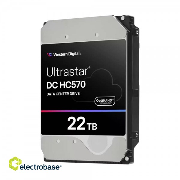 HDD|WESTERN DIGITAL ULTRASTAR|Ultrastar DC HC570|22TB|SATA|512 MB|7200 rpm|3,5"|0F48155 image 1