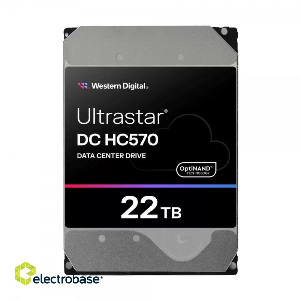 HDD|WESTERN DIGITAL ULTRASTAR|Ultrastar DC HC570|22TB|SATA|512 MB|7200 rpm|3,5"|0F48155 фото 2