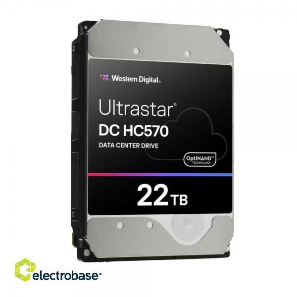 HDD|WESTERN DIGITAL ULTRASTAR|Ultrastar DC HC570|22TB|SATA|512 MB|7200 rpm|3,5"|0F48155 image 3