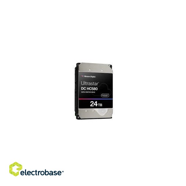 HDD|WESTERN DIGITAL ULTRASTAR|Ultrastar DC HC580|24TB|SATA|512 MB|7200 rpm|3,5"|0F62796