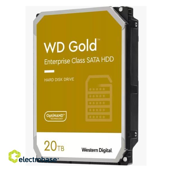 HDD|WESTERN DIGITAL|Gold|WD202KRYZ|20TB|SATA|512 MB|7200 rpm|3,5"|WD202KRYZ