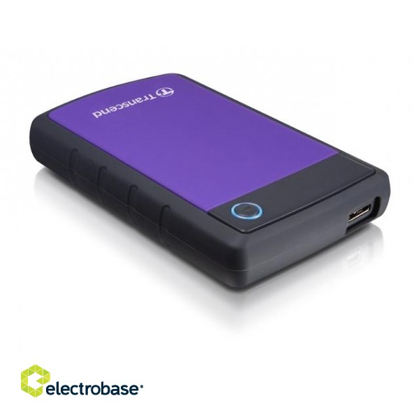 External HDD|TRANSCEND|StoreJet|2TB|USB 3.0|Colour Purple|TS2TSJ25H3P фото 6