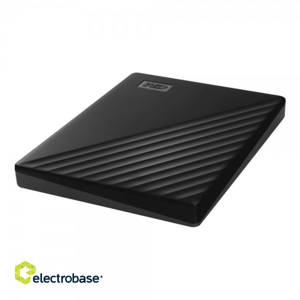 External HDD|WESTERN DIGITAL|My Passport|1TB|USB 2.0|USB 3.0|USB 3.2|Colour Black|WDBYVG0010BBK-WESN фото 2