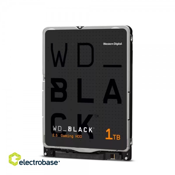 HDD|WESTERN DIGITAL|Black|1TB|SATA|SATA 3.0|64 MB|7200 rpm|2,5"|WD10SPSX image 1