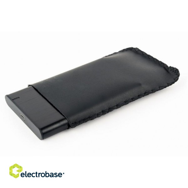 HDD CASE EXT. USB-C 2.5"/BLACK EE2-U3S-6 GEMBIRD фото 3
