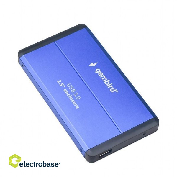 HDD CASE EXT. USB3 2.5"/BLUE EE2-U3S-2-B GEMBIRD image 1