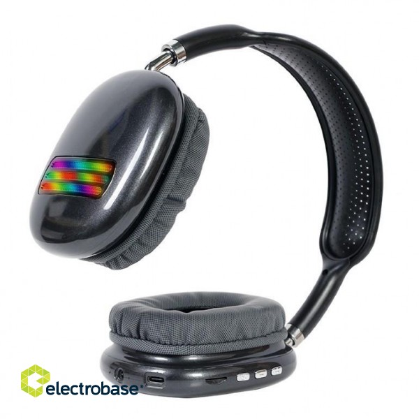 HEADSET BLUETOOTH LED/BLACK BHP-LED-02-BK GEMBIRD image 3