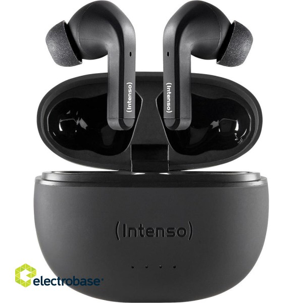 HEADSET BUDS T300A/BLACK 3720300 INTENSO image 1
