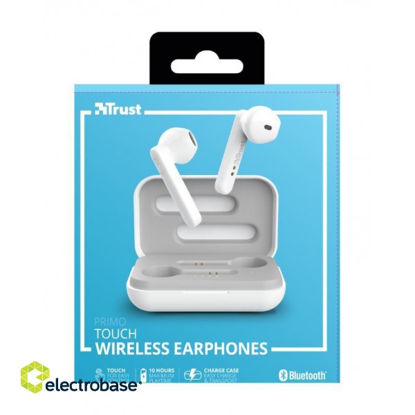 HEADSET PRIMO TOUCH BLUETOOTH/WHITE 23783 TRUST image 9