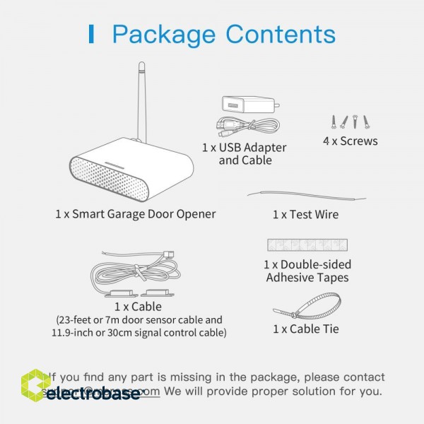 SMART HOME GARAGE DOOR OPENER/3 DOORS MSG200HK MEROSS image 3