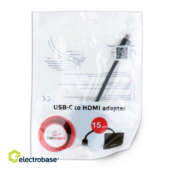 I/O ADAPTER USB-C TO HDMI/A-CM-HDMIF-01 GEMBIRD фото 2