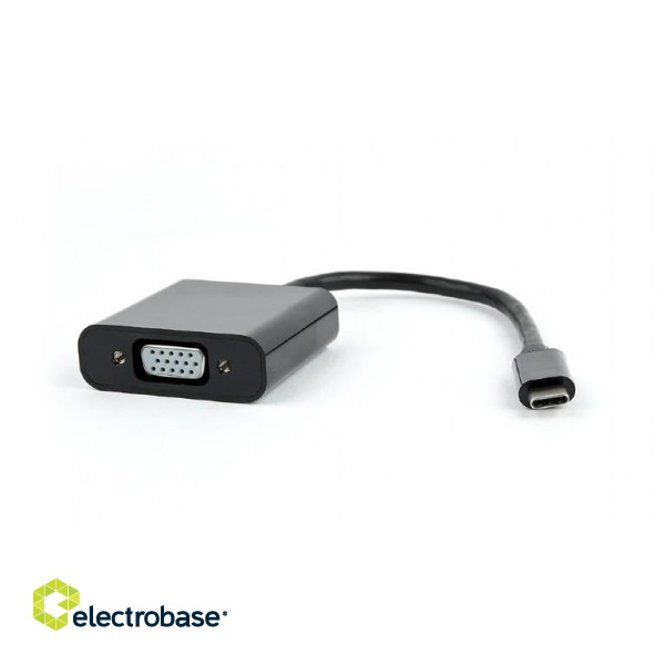 I/O ADAPTER USB-C TO VGA/BLIST/AB-CM-VGAF-01 GEMBIRD image 1