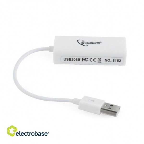 I/O ADAPTER USB2 TO LAN RJ45/NIC-U2-02 GEMBIRD image 3