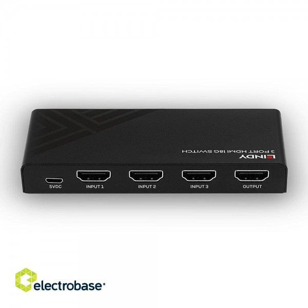 VIDEO SWITCH HDMI 3PORT/38232 LINDY paveikslėlis 2