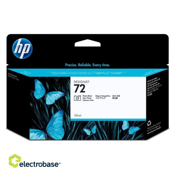 INK CARTRIDGE BLACK NO.72/130ML C9370A HP image 3