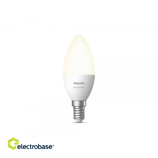 Smart Light Bulb|PHILIPS|Power consumption 5.5 Watts|Luminous flux 470 Lumen|2700 K|220-240V|Bluetooth/ZigBee|929003021101 image 1