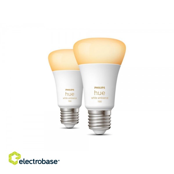 Smart Light Bulb|PHILIPS|Power consumption 8 Watts|Luminous flux 1100 Lumen|6500 K|220V-240V|Bluetooth|929002468404 image 1