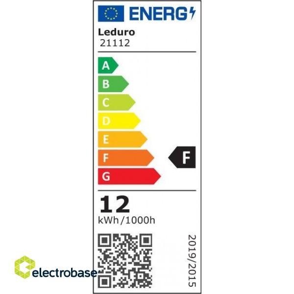 Light Bulb|LEDURO|Power consumption 12 Watts|Luminous flux 1200 Lumen|3000 K|220-240|Beam angle 330 degrees|21112 image 2