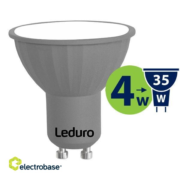 Light Bulb|LEDURO|Power consumption 4 Watts|Luminous flux 280 Lumen|3000 K|220-240V|Beam angle 90 degrees|21174 image 2