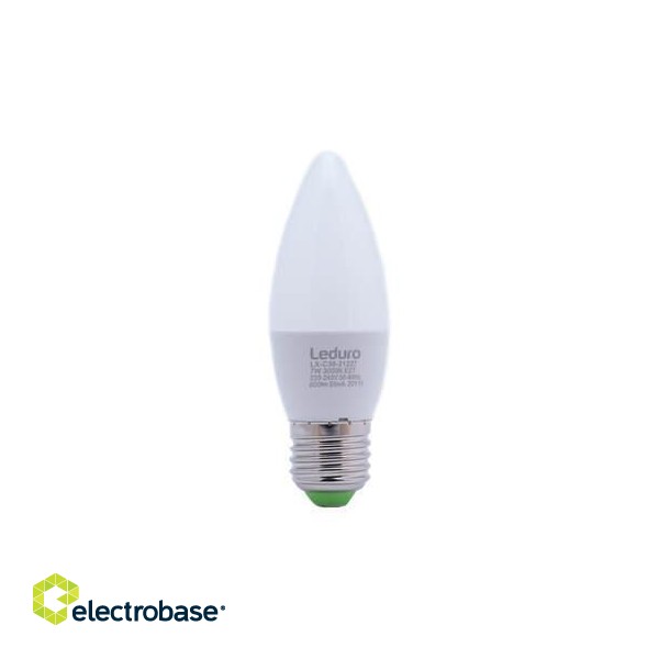 Light Bulb|LEDURO|Power consumption 7 Watts|Luminous flux 600 Lumen|3000 K|220-240V|Beam angle 200 degrees|21227 image 1