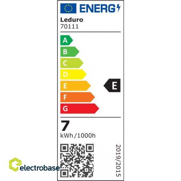 Light Bulb|LEDURO|Power consumption 7 Watts|Luminous flux 806 Lumen|3000 K|220-240V|Beam angle 300 degrees|70111 image 2