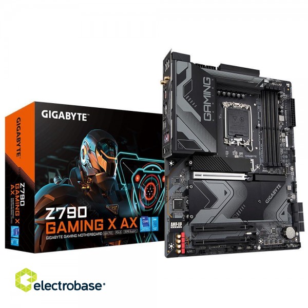 Mainboard|GIGABYTE|Intel Z790|LGA1700|ATX|Memory DDR5|Memory slots 4|1xPCI-Express 4.0 16x|1xPCI-Express 5.0 16x|4xM.2|1xHDMI|1xDisplayPort|4xUSB 2.0|5xUSB 3.2|1xUSB-C|1xOptical S/PDIF|1xRJ45|2xAudio port|Z790GAMINGXAX1.1 image 1