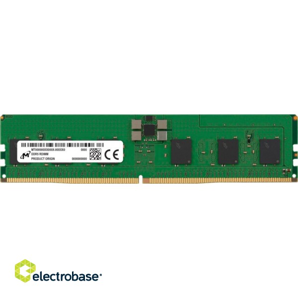 Server Memory Module|MICRON|DDR5|16GB|RDIMM|4800 MHz|CL 40|1.1 V|MTC10F1084S1RC48BA1R
