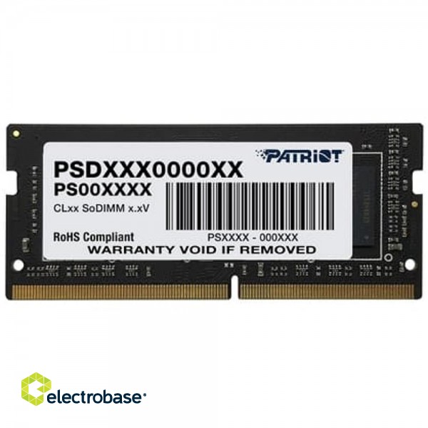 NB MEMORY 8GB PC25600 DDR4/PSD48G320081S PATRIOT