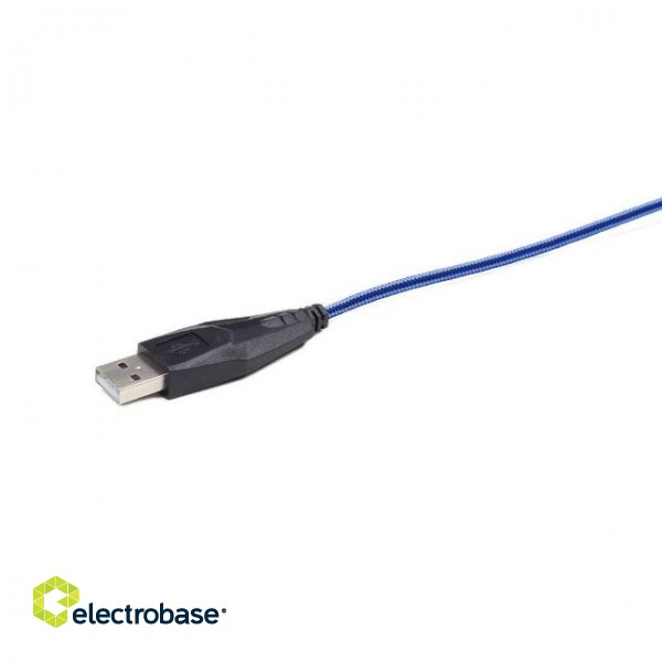 MOUSE USB OPTICAL GAMING/BLUE MUSG-001-B GEMBIRD image 3