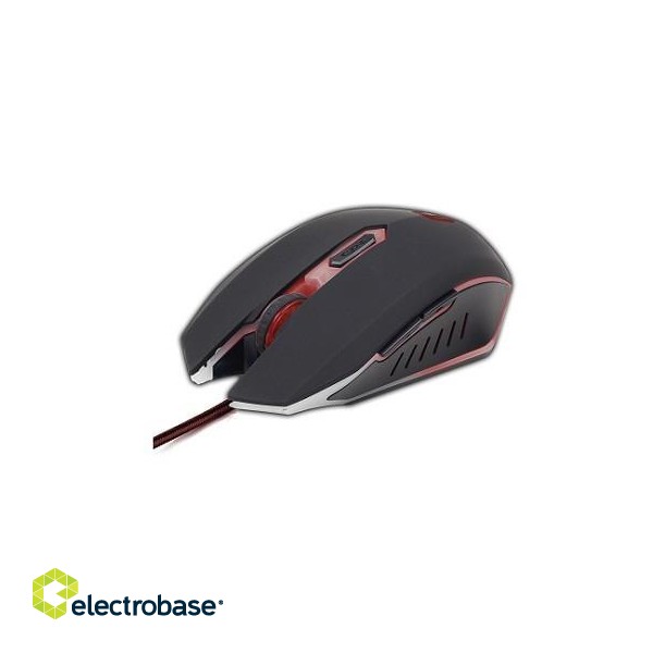 MOUSE USB OPTICAL GAMING/RED MUSG-001-R GEMBIRD image 1