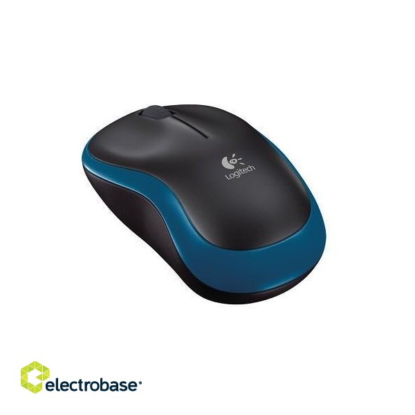 MOUSE USB OPTICAL WRL M185/BLUE 910-002239 LOGITECH