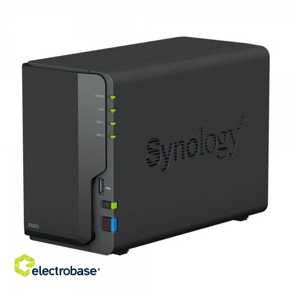 NAS STORAGE TOWER 2BAY/NO HDD USB3.2 DS223 SYNOLOGY image 6