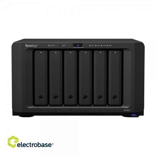 NAS STORAGE TOWER 6BAY/NO HDD DS1621+ SYNOLOGY фото 2