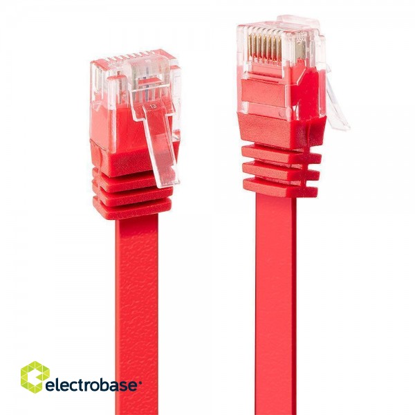 CABLE CAT6 U/UTP 1M/RED 47511 LINDY фото 1