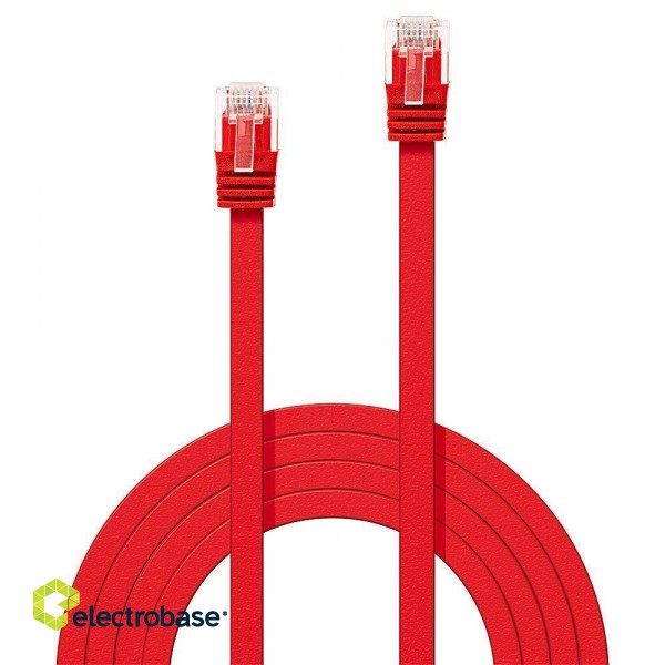 CABLE CAT6 U/UTP 3M/RED 47513 LINDY фото 2