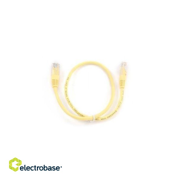 PATCH CABLE CAT5E UTP 0.5M/PP12-0.5M/Y GEMBIRD